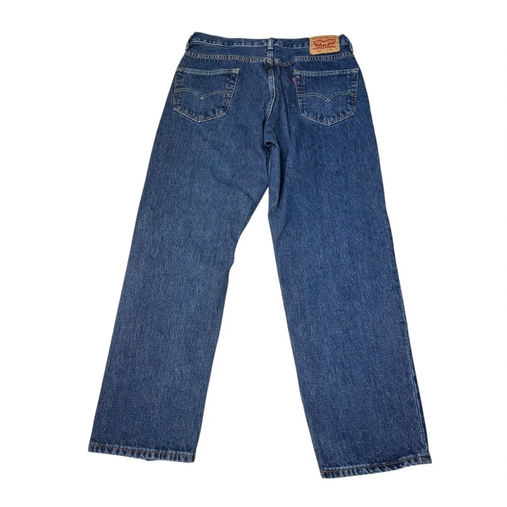Levi's 550 Relaxed Fit Dark Wash Denim Jeans Mens W36‎ L30